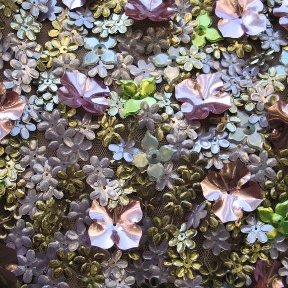 MAC DUGGAL 6153 Multicolor Sleeveless Floral Paillette Embellished Mesh Gown - Picture 10 of 15